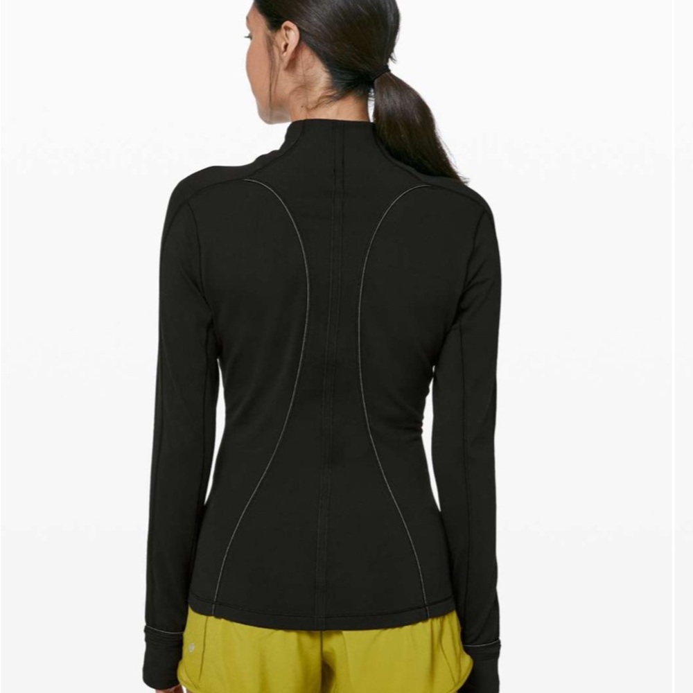 ✨Lululemon Run Briskly 1/2 Zip Black size 6 - Picture 2 of 11